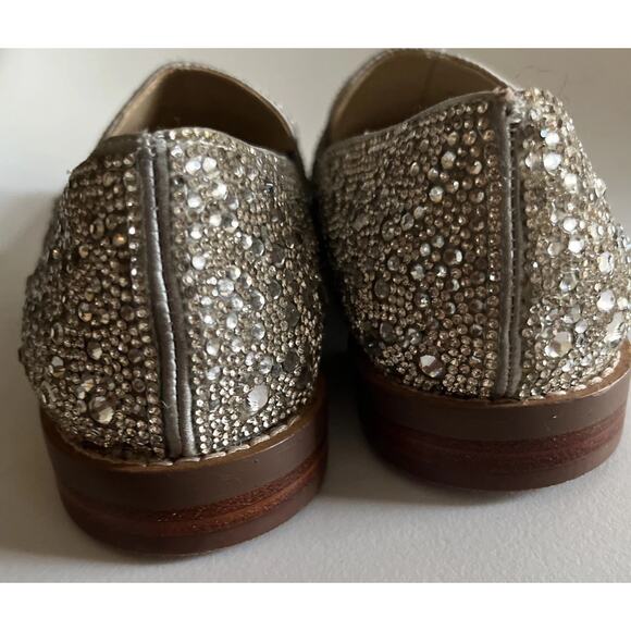 Betsey Johnson Aron Rhinestone Penny Loafer NWOT womens 7.5 - Picture 6 of 10